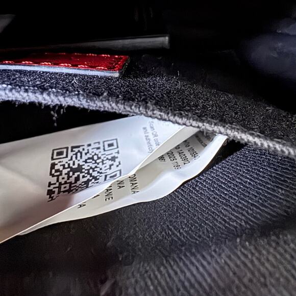 Versace Medusa Red Quilted Crossbody Bag - Picture 10 of 10